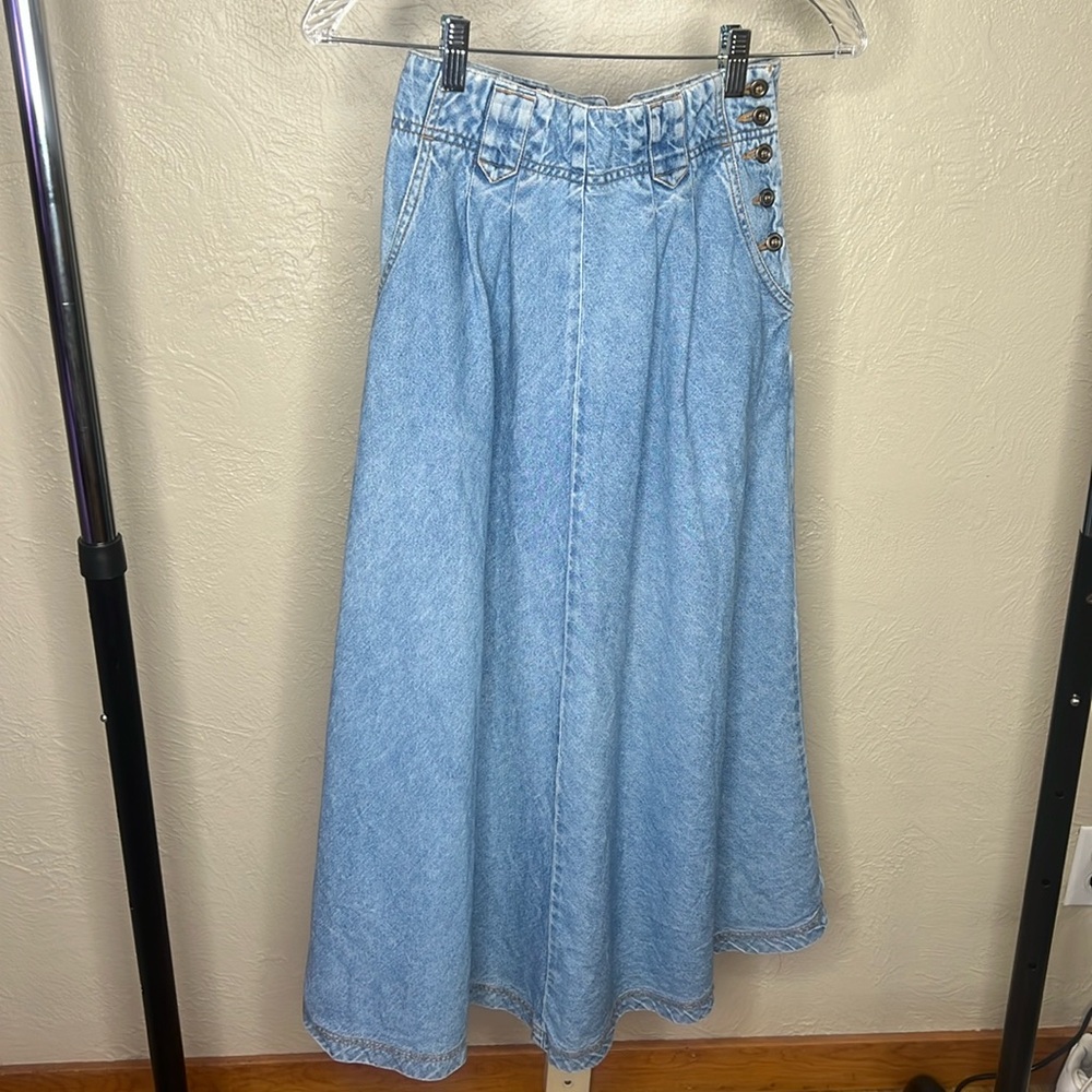 High-waisted VTG Eddie Bauer Maxi Skirt - 90s, festivalcore
